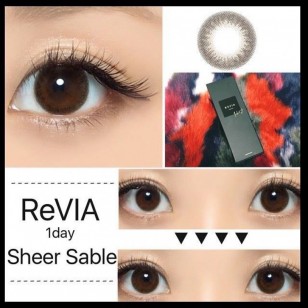 RēVIA Sheer Sable 1 Day 10片 RēVIA Sheer Sable 1 Day 10片